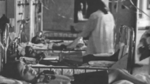 ہسپتال کے ’پولیو وارڈ‘ میں مریض بچے