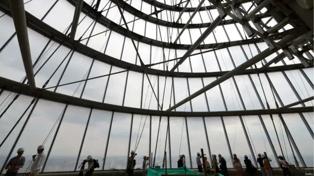 दुनिया की दूसरी सबसे ऊँची इमारत शंघाई टावर