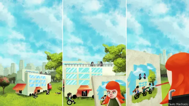 Кадры из мультфильма Паулу Мачаду