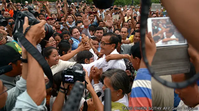 Ông Sam Rainsy đứng đầu đảng Cứu quốc Campuchia