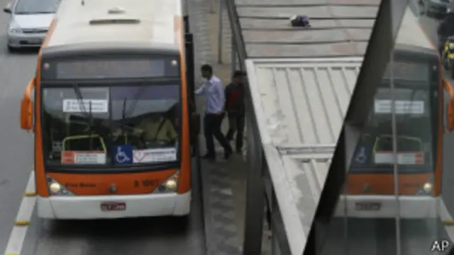Ônibus em São Paulo