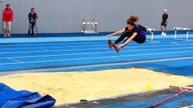 Тренировка сборной России по легкой атлетике