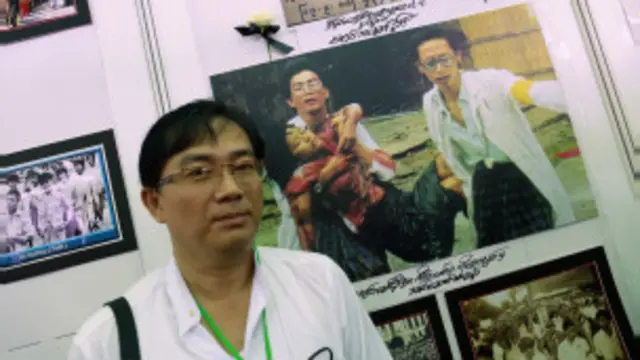 ၈၈ သမိုင်းဝင် ဓာတ်ပုံထဲမှာ ကိုယ်တိုင်ပါခဲ့သူ ဒေါက်တာ ဝင်းဇော်