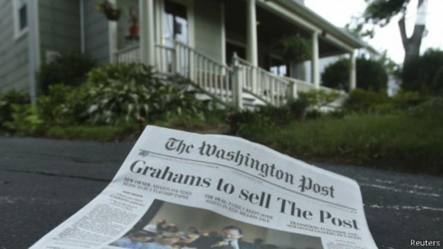 'Post' é um dos jornais mais prestigiosos do mundo, mas vem perdendo circulação