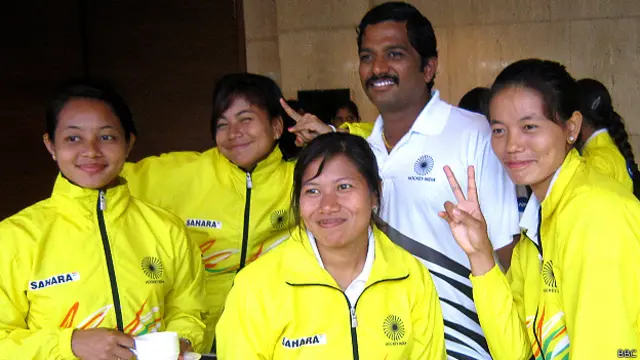 जूनियर महिला हॉकी टीम के सदस्य