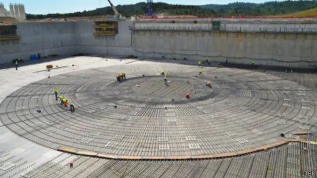 O projeto Iter, em construção (Foto: Iter)