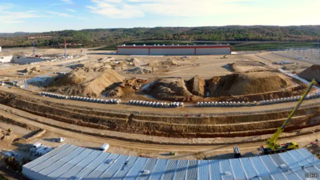 O projeto Iter, em construção (Foto: Iter)