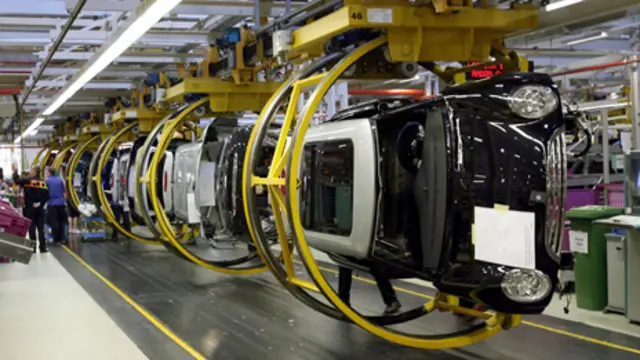 Виробництво Mini на заводі BMW в Коулі, графство Оксфорд (2006 р.)