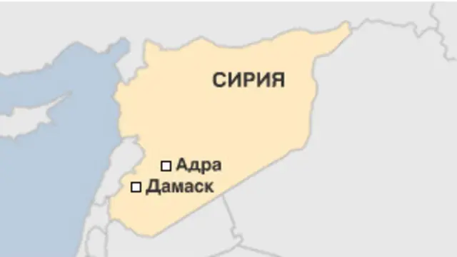 Карта Сирии