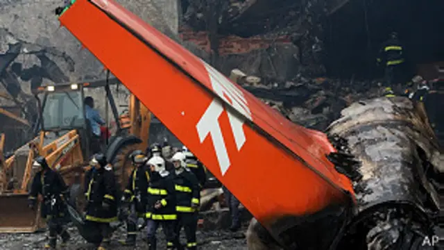 Avión de TAM siniestrado en 2007