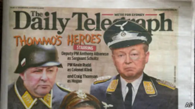 डेली टेलीग्राफ में छपी विवादास्पद तस्वीर