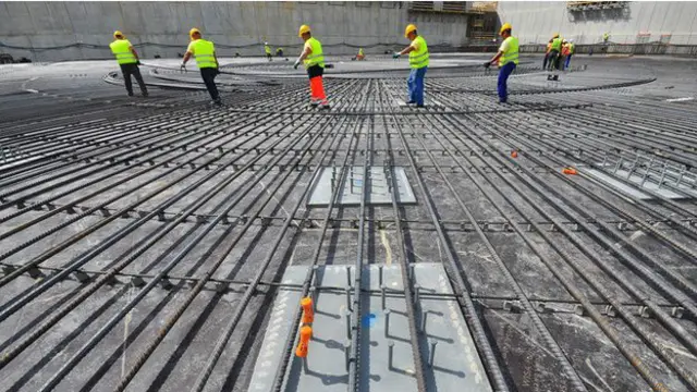 Trabajadores en el complejo de ITER