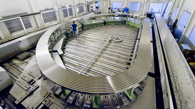 Interior del edificio principal de ITER
