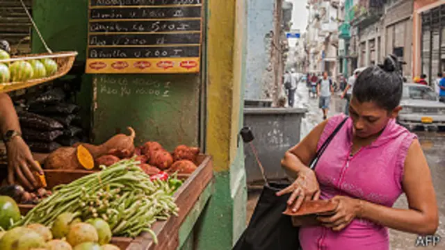 Mujer comprando vegetales