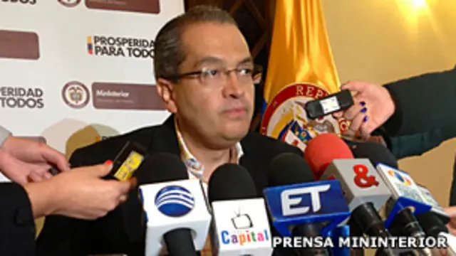 Fernando Carillo, Ministro del Interior de Colombia