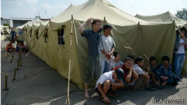 Мигранты в Гольяново