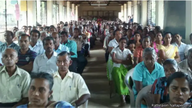 රැස්වීමට සහභාගි වී සිටි පිරිස