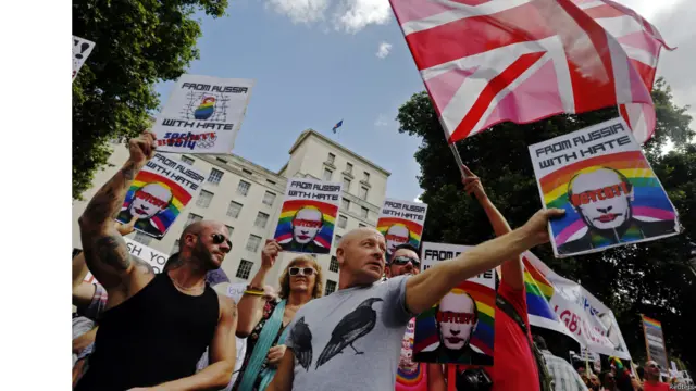 протест гей-активістів проти Росії