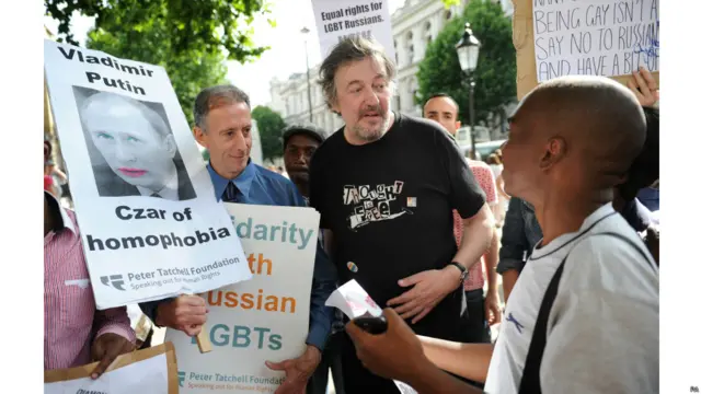 протест гей-активістів проти Росії