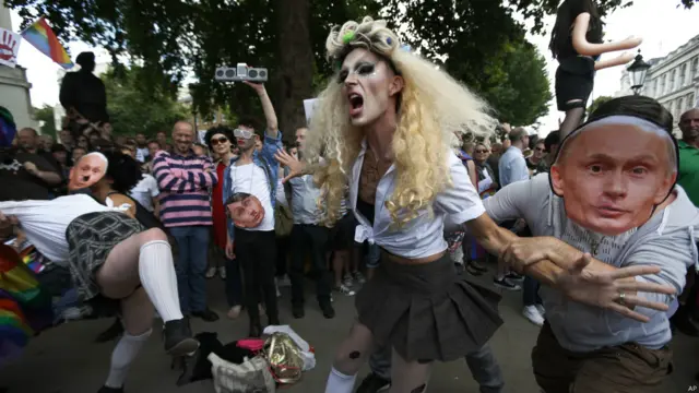 Протест в Лондоне