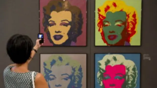 अमरीकी कलाकार एंडी वॉरहोल की कलाकृति