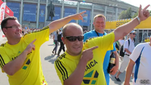 Московские поклонники Болта