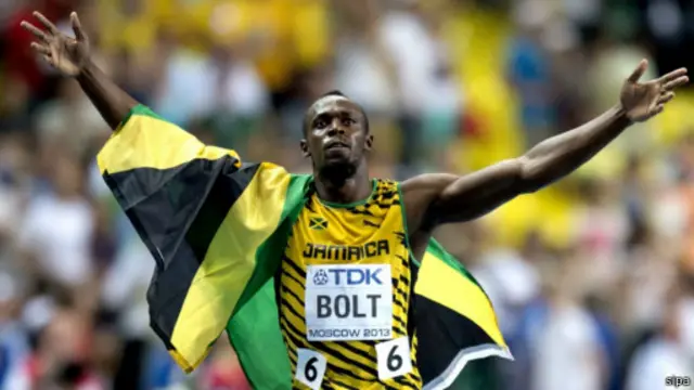 Usain Bolt, pelari tercepat dunia pada nomor lari jarak pendek