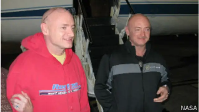 Scott Kelly y Mark Kelly 