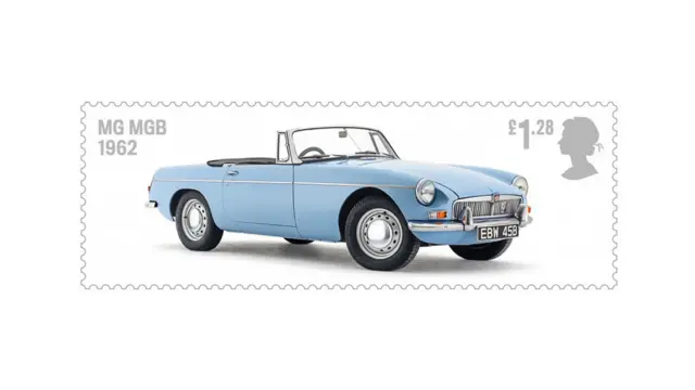 图辑：皇家邮政发布英国名车系列邮票