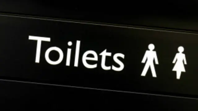 Toilet sign