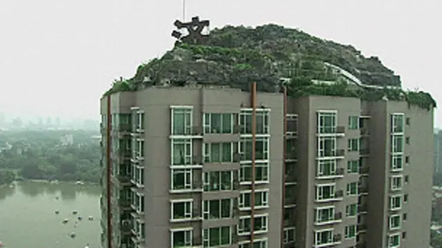 Villa en tejado en China