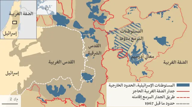 المستوطنات