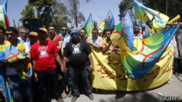 Демонстранты-берберы в Ливии