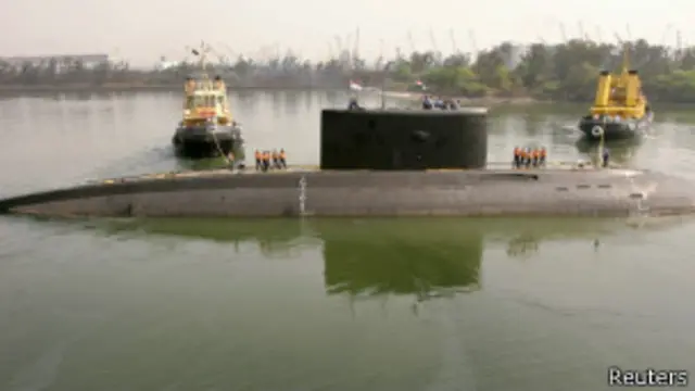 india submarine blast