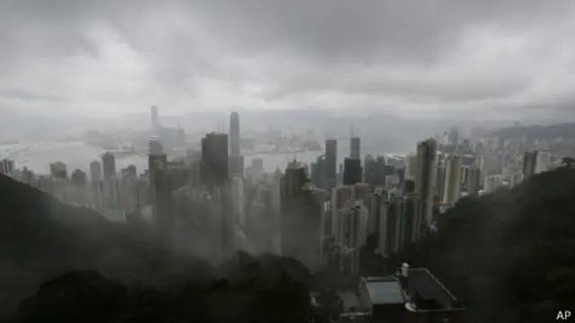 尤特吹襲下的香港(2013/08/13)