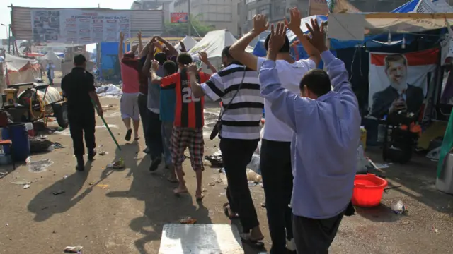 Enfrentamientos en El Cairo