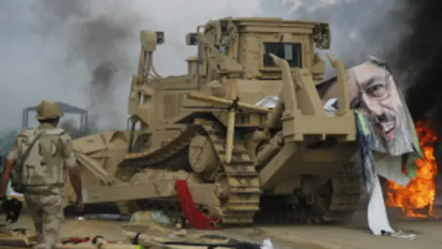 埃及在抗议现场清场