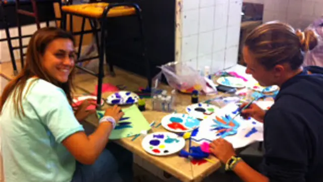 Churchill House夏令營的美術課