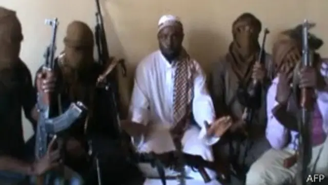 Abubakar Shekau da sauran 'yan Boko Haram