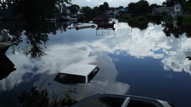 تعرضت مساحات شاسعة للغرق