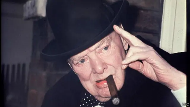 Бывший премьер-министр Британии Уинстон Черчилль