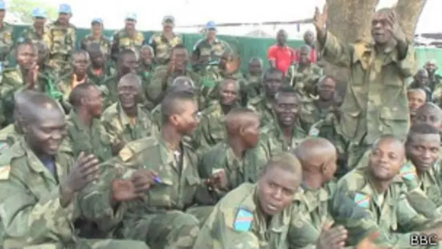 Soldados do Exército da República democrática do Congo