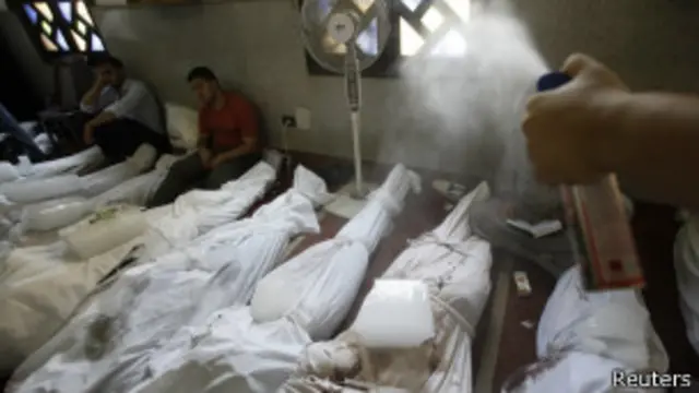 Xác chết sau đợt bạo lực