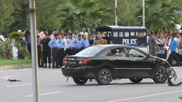 اطلاعات کے مطابق ملزم نے گاڑی بھی اسلام آباد سے ہی کرائے پر حاصل کی تھی