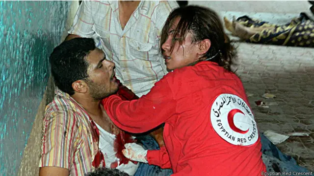 Salma Bahgat no Egito | Foto: Cruz Vermelha (Crescente Vermelho)