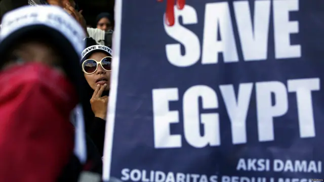 Protesta en Indonesia