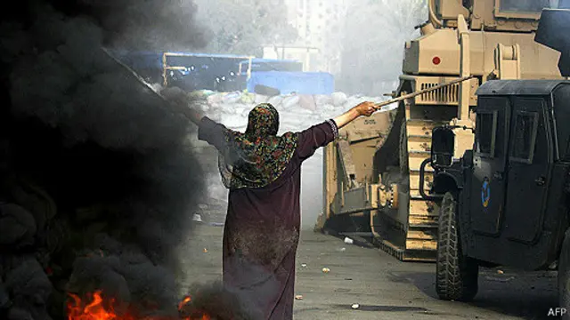 Сторонница бывшего президента Мурси в Египте