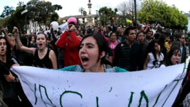 Ekvador'daki gösteriler