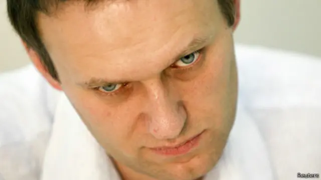 Лидер российской оппозиции Алексей Навальный