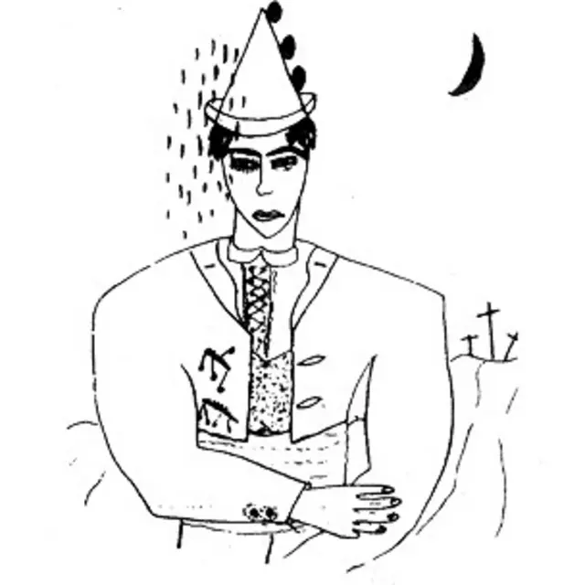 طرح سياه قلمی که لورکا چند سال پيش از مرگ کشيد